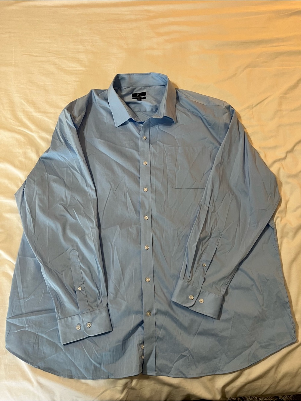 George Light Blue Men's Dress Shirt - Button Front